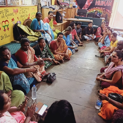 Meeting with senior transgenders