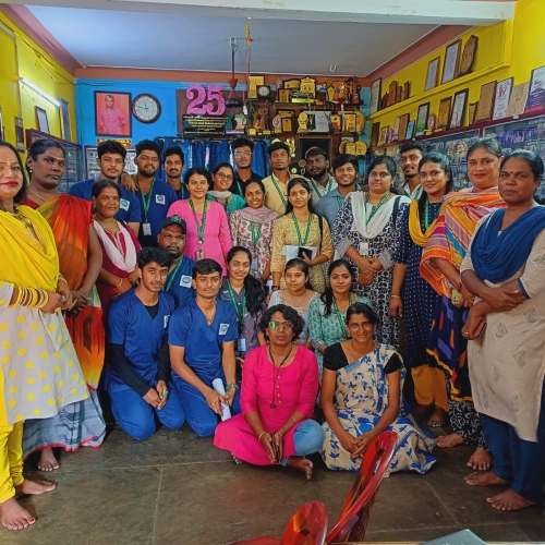 with SRM Students